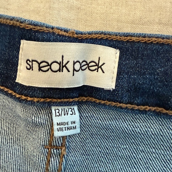 NWT VICI Sneak Peek High-Rise Dark Blue Skinny Jeans - Picture 3 of 5